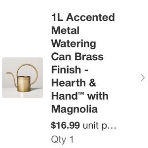 Brass Watering Can